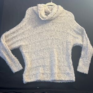 Forever 21 Soft Cream Cowl Neck Sweater